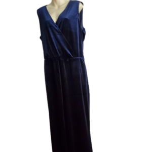 NWT Blue Velvet Jumpsuit, Size 2X New York Collection